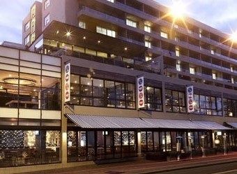 Ett  ganska flott hotell  nära stranden på av nära Manly Beach.