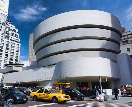 Guggenheim, ett museum för modern konst. Ett måste i New York.
