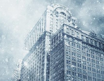 Vi möttes av ett ruggigt Chicago med snöfall och häftiga vindar.
