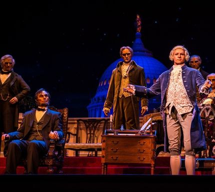 Hall of Presidents. Då fanns vare sig Obama eller Trump med.