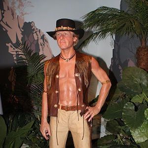 Jag slapp tydligen inte Crocodile Dundee i första taget.