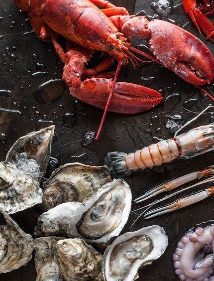 Jag gillar Seafood i alla dess former. Och här fanns det gott om dom.