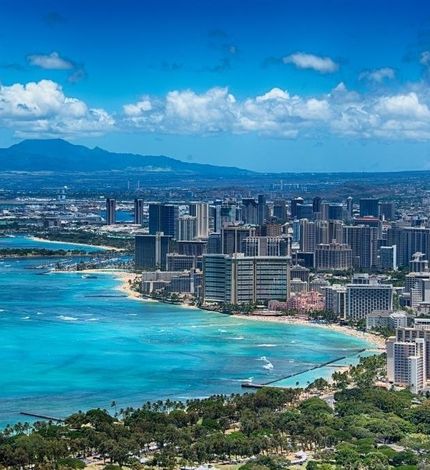 Honolulu på Hawaii var bara en mellanlandning. Fiji var målet.