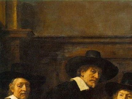 Klädesvävarskråets föreståndare. Rembrandt kunde ljus och skuggor.