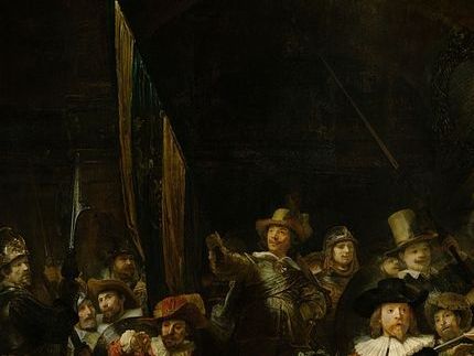 Rembrandts kanske mest berömda verk - Nattvakten - kunde beskådas.