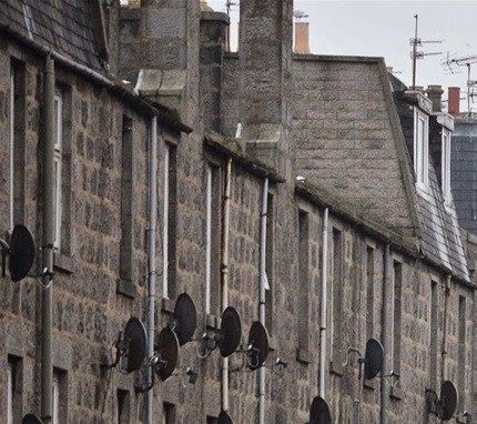 Aberdeen är en grå stad. Man behövde nästan ingen färgfilm.