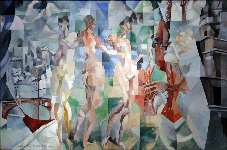 Naturligtvis var man tvungen att besöka Musee dArt Moderne de la Ville Paris när man bodde i närheten. Robert Delaunay 1912.