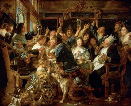 The Feest of the Bean King  (Jacob Jordaens)