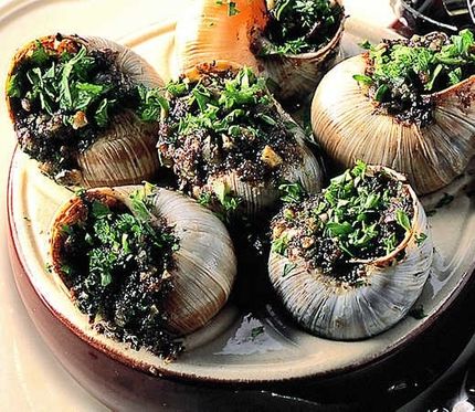 Snails Provancal. Inte alls så dumt.