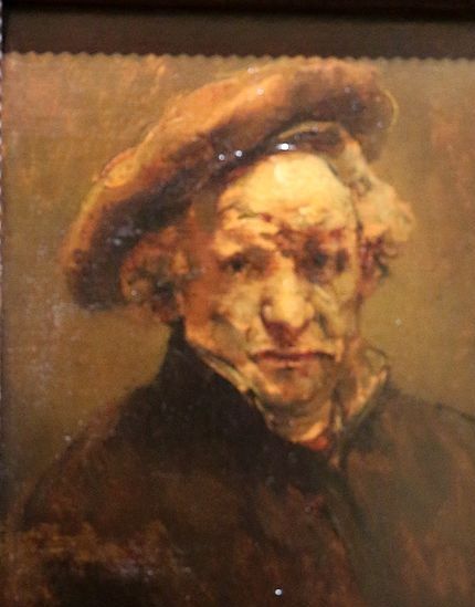 Rembrandt fanns där med sitt självporträtt.