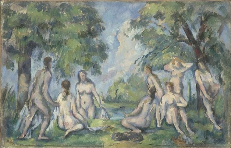 Ett av de få verken av bygdens son Cezanne.