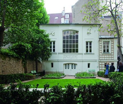 En liten oas på baksidan av Delacroix atlje/bostad/museum.