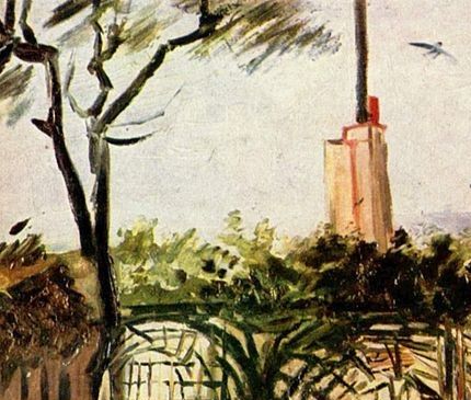 Vincent van Gogh förevigade Montmartre i en del av sina målningar (Musée d´Orsay).