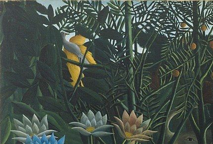 Henri Rousseau. En självlärd spännande nykomling (Musée d´Orsay).