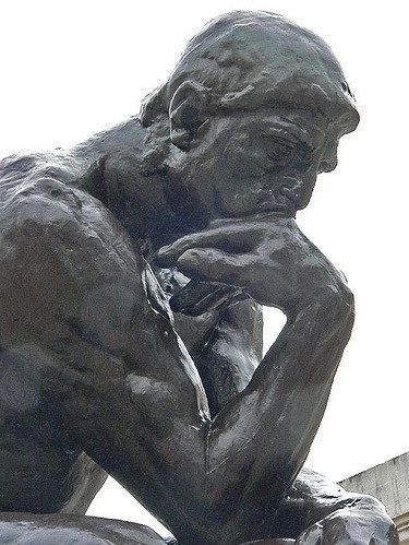 Auguste Rodins staty 
