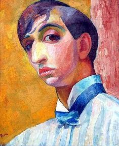 Isaac Grünewald. Självporträtt 1912 (Moderna Museet).