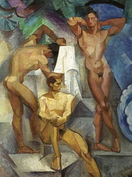 George Pauli. Ett verk som åtminstone tangerar Cubism.
