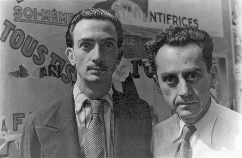 Från dadaism till surrealism med Salvador Dali och Man Ray. Det syns ju på ögonen om inte annat. 