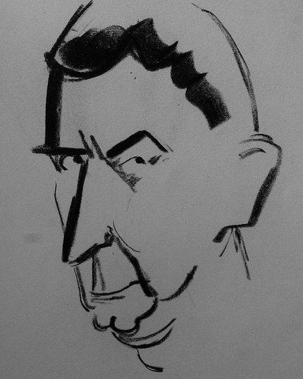 Bilden Otte Sköld, som tecknaren John Jon-And såg honom