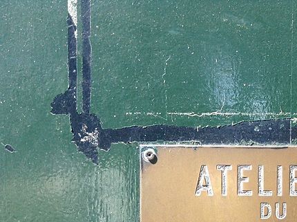Endast en skylt bekräftar var Bateau-Lavoir egentligen låg.