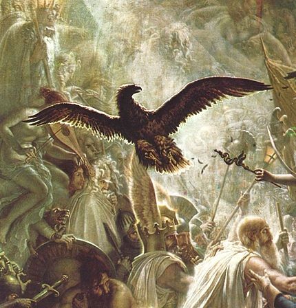 Ateljemålning av Ann-louise Girodet-Trioso. Inte för att jag tycker den är dålig precis. Tvärtom. Men den får representera en äldre generation.