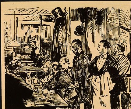 På Café Guerbois var det nog höga röster innan man kom överens.