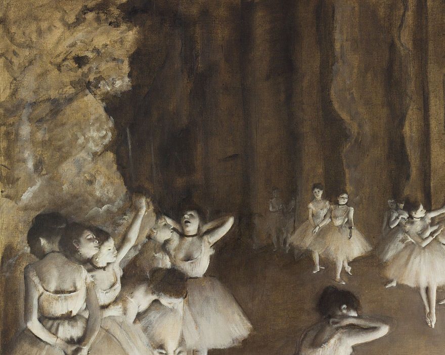 Edgar Degas. En sann impressonist, ofta med balettdans som motiv 1874 (Musée d´Orsay).