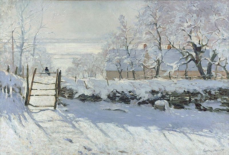 Var det kanske den här tavlan han målade då någon hittade honom i snödrivorna? 