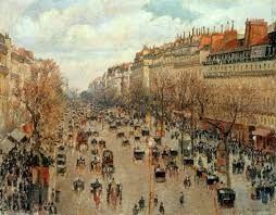 Pissarro. Boulevard Montmarte på morgonen.