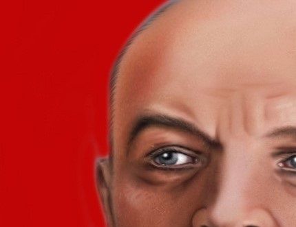 Jag kan tänka mig vad Lenin smidde för planer efter den ryska revolutionen. Han såg ju olovligt grym ut.