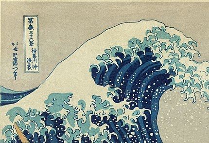 Japanska träsnitt påverkade impressionisterna. 