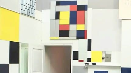 Tate Britain har byggt upp en kopia av Mondrians ateljé.