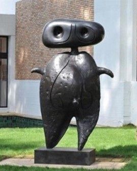 På Foundation Miro i Barcelona.