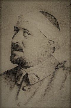 En krigsskadad Apollinaire.