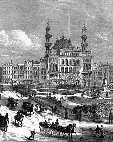 Leicester Square med Alhambra Theatre.