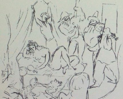 Scenskiss Pulcinella.