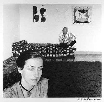 Picasso och Françoise 1952. Nu hade de kommit långt ifrån varandra.