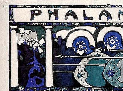 Poster för den första Phalanx-utställningen 1901.
