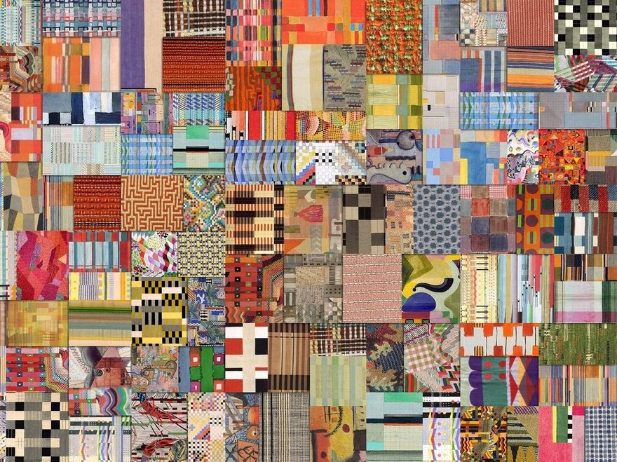 Bauhaus hade ett framgångsrik vävningsverkstad under ledning av bland andra Johannes Itten och Gunta Stölzl.