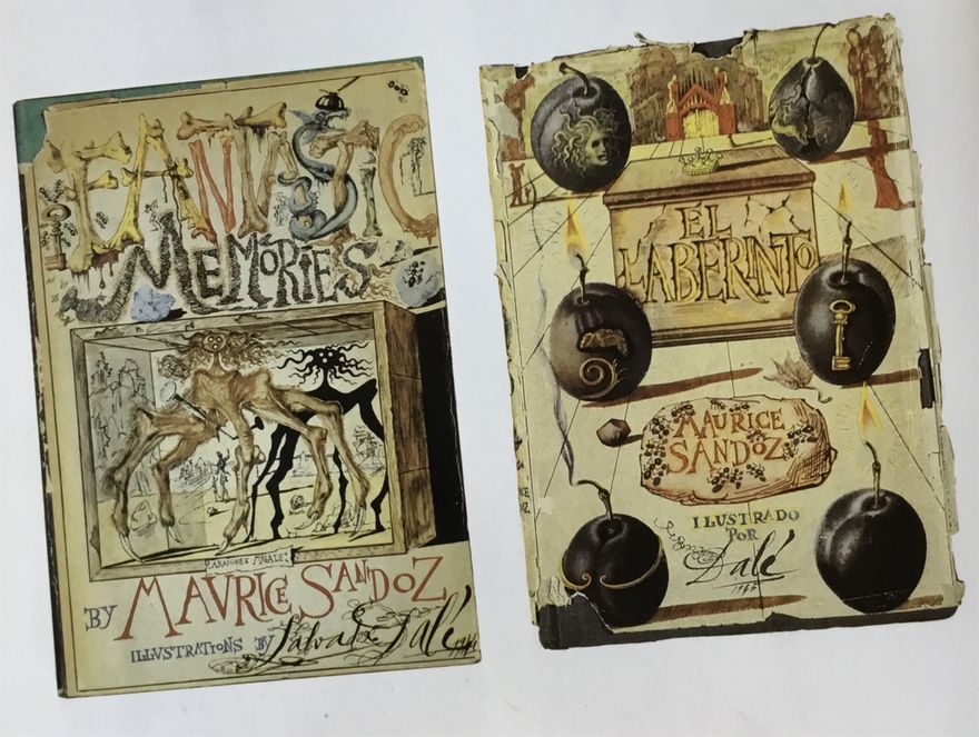 Dalí gjorde en hel del bokillustrationer under den här tiden. Här en självbiografi av Benevenuto Cellini och 