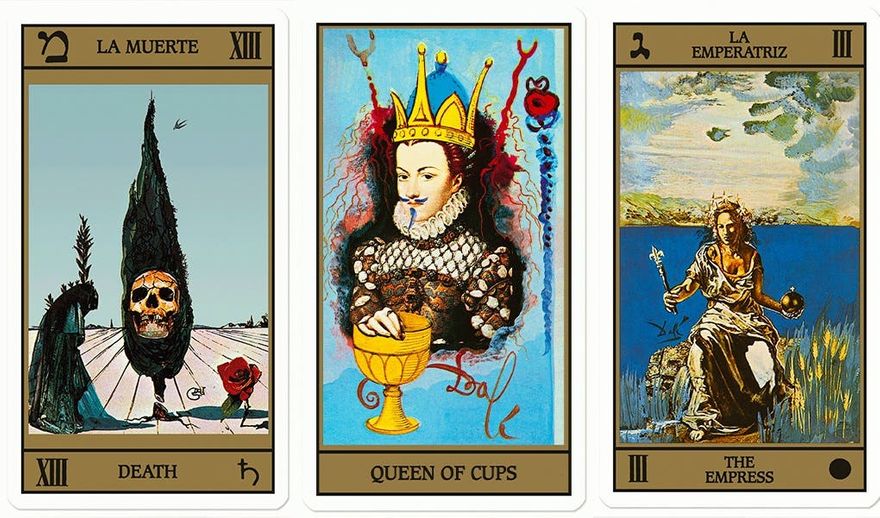 Några av Tarot-korten i kortleken som var för dyr för James Bond, men som gavs ut långt senare.