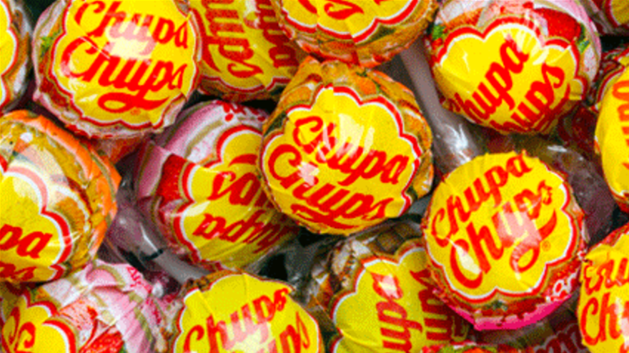 Chupa Chups med Dalís logo på toppen.