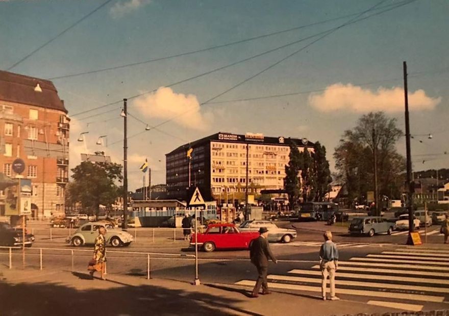 Korsvägen på 60-talet.