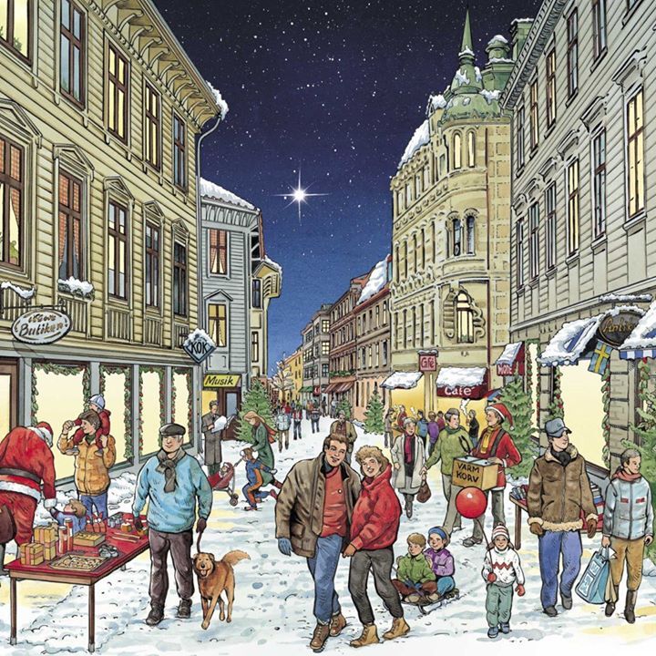 Haga Julmarknad fanns inte då jag bodde här. Göteborgarna håller på att skapa sitt eget 