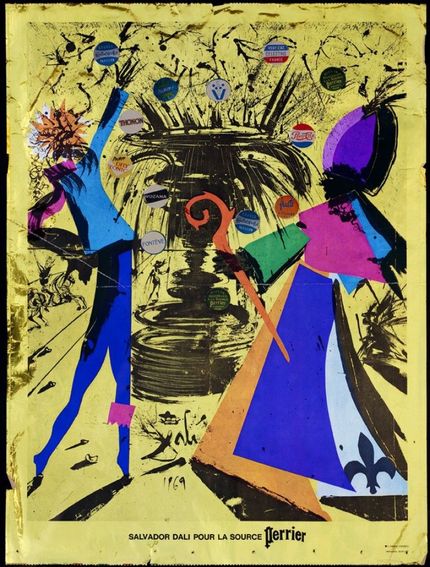 Poster åt Perrier (mineralvatten), 1970