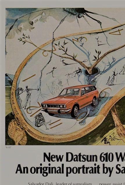 Reklam för Datsun.