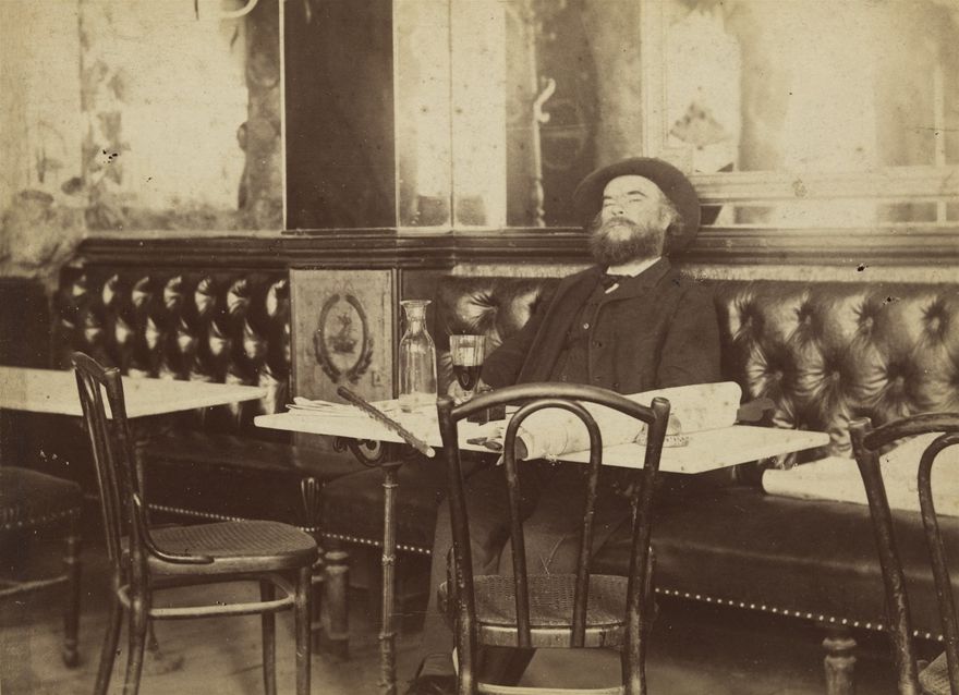 Matisse minns Verlaine som en blek, utmärglad och dödskalleliknande figur med sin buktiga hatt och lummiga rock, som nu höll till i smutsiga kyffen med utslagna kvinnor.