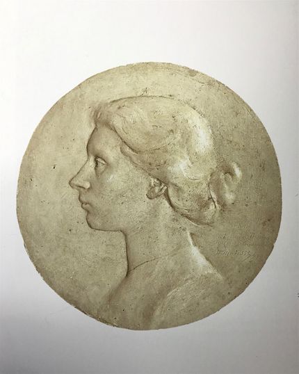 Matisses gipsmedaljong av Camille som Léon Vassaux fick för sin vänskap.