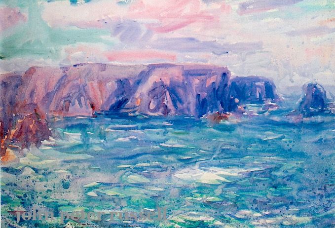 Russell arbetade med en helt annan färgskala än Matisse.
