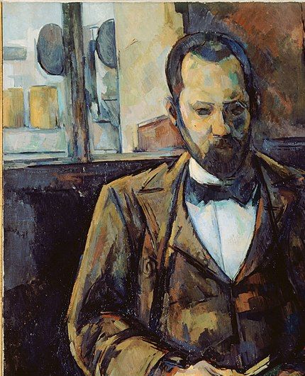 Ambroise Vollard porträtterad av Paul Cézanne 1899.